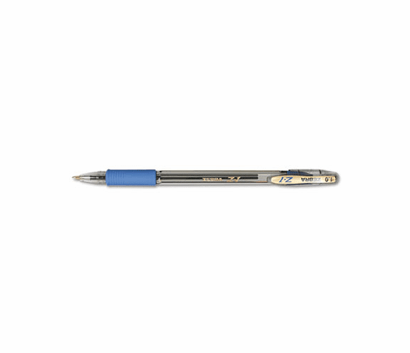 ZEB23820 Z-1 Ballpoint Stick Pen, Blue Ink, Medium, Dozen By ZEBRA PEN CORP.