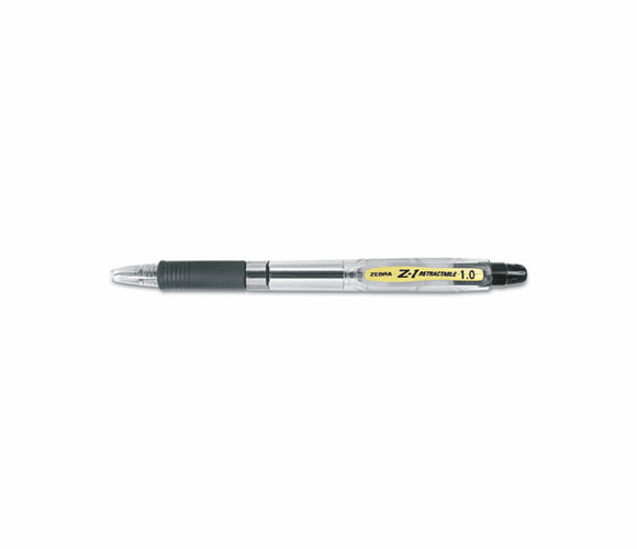 ZEB24810 Z-1 Ballpoint Retractable Pen, Black Ink, Medium, Dozen By ZEBRA PEN CORP.