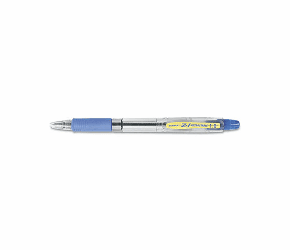 ZEB24820 Z-1 Ballpoint Retractable Pen, Blue Ink. Medium, Dozen By ZEBRA PEN CORP.