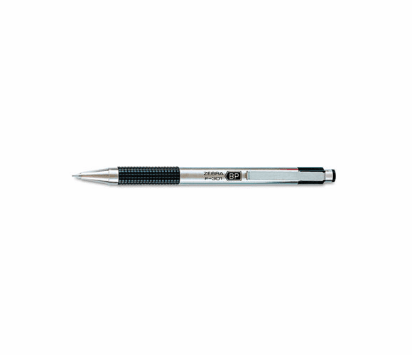 ZEB27211 F-301 Ballpoint Retractable Pen, Black Ink, Medium By ZEBRA PEN CORP.