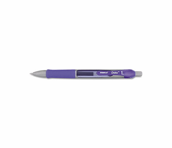 ZEB41020 Orbitz Roller Ball Retractable Gel Pen, Blue Ink, Medium, Dozen By ZEBRA PEN CORP.