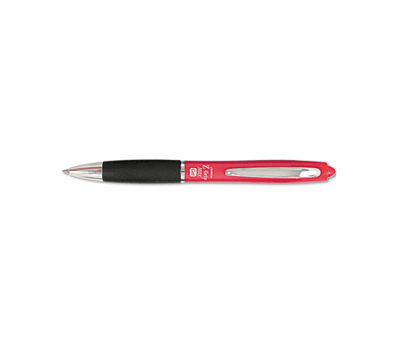 ZEB42230 Z-Grip MAX Roller Ball Retractable Gel Pen, Red Ink, Medium, Dozen By ZEBRA PEN CORP.