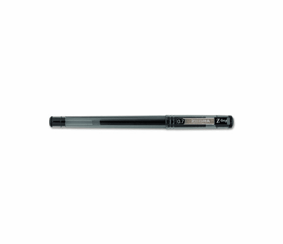 ZEB42510 Z-Grip Roller Ball Stick Gel Pen, Black Ink, Medium, Dozen By ZEBRA PEN CORP.