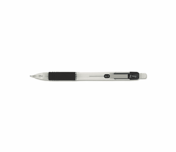 ZEB52410 Z-Grip Mechanical Pencil, 0.70 mm, Clear Barrel, 12/Pack By ZEBRA PEN CORP.