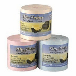 Zip Note Refill Roll, 150 Feet, One Yellow Roll - 01