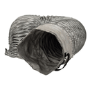 Master High Temperature 12" x 15' Gray Flexible Ducting with Cinch Straps for - MHD-BX1215