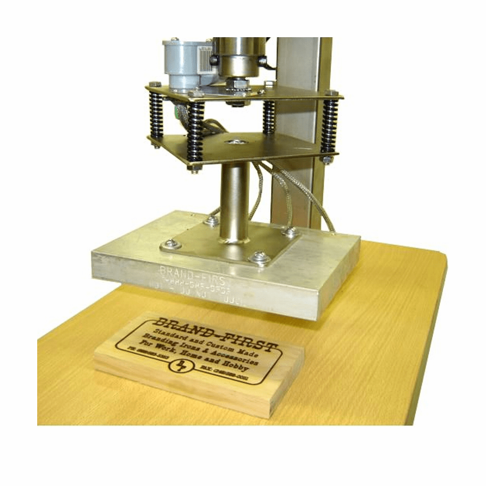 Branding Iron Press Drill Press Mounted Hot Iron Stamp