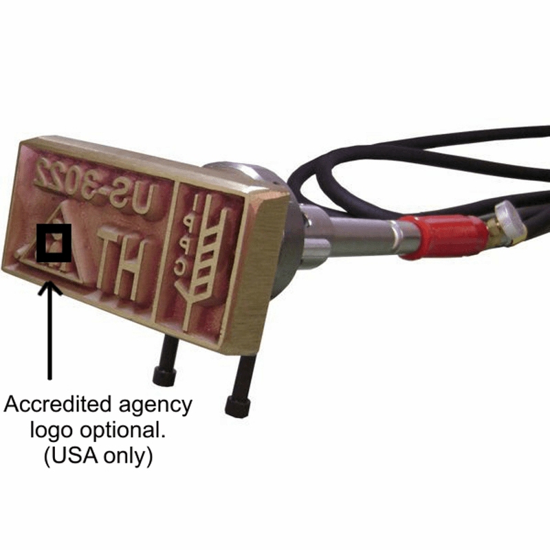 Pallet Branding Irons Electric & Propane Brand First
