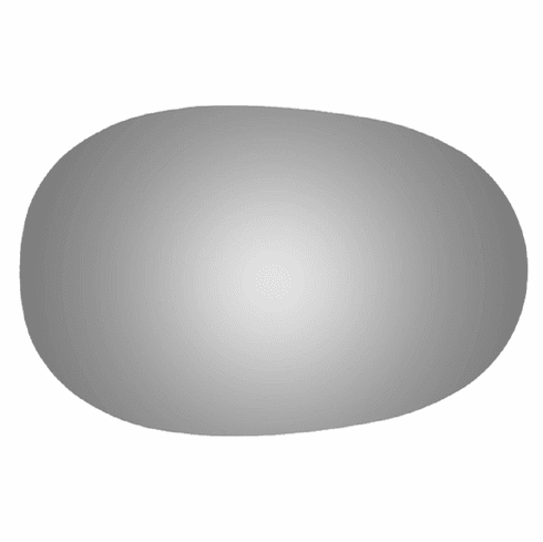 1997 Mazda GLC Passenger Right Side Mirror Glass