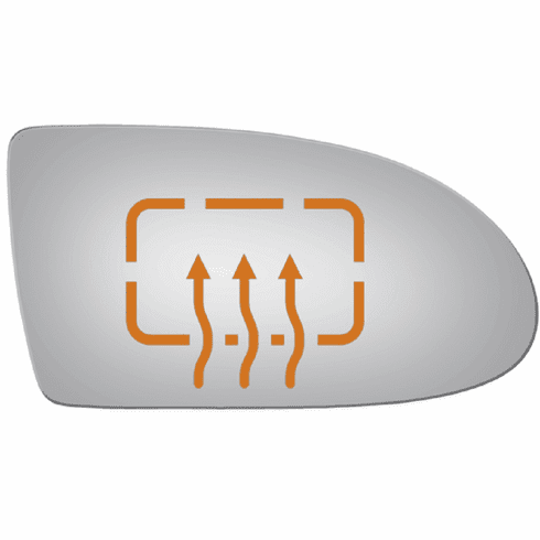 2006 Hyundai Accent Passenger Right Side Mirror Glass