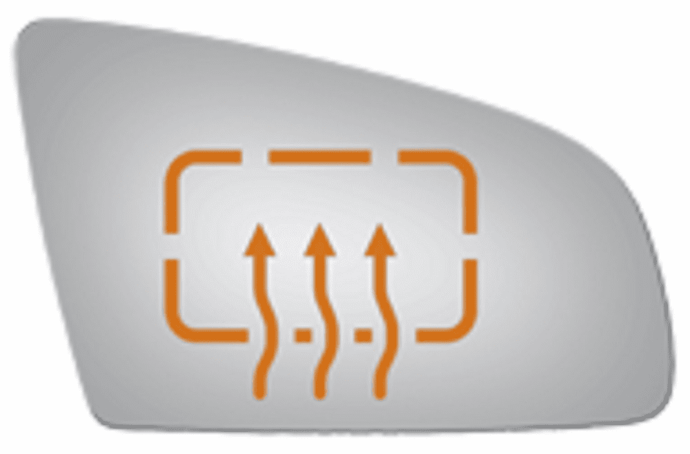 2009 Audi A4 Passenger Right Side Mirror Glass