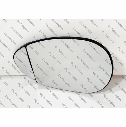 2012-2019 Fiat 500 Driver Side Mirror Glass W/Backing Plate