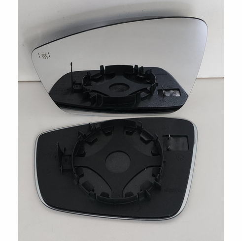 2012-2019 Volkswagen Beetle Driver Side Mirror Glass Replacement W/Backing Plate