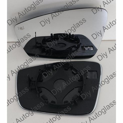 2012-2019 Volkswagen Beetle Driver Side Mirror Glass Replacement W/Backing Plate