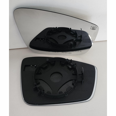 2012-2019 Volkswagen Beetle Passenger Side Mirror Glass Replacement W/Backing Plate