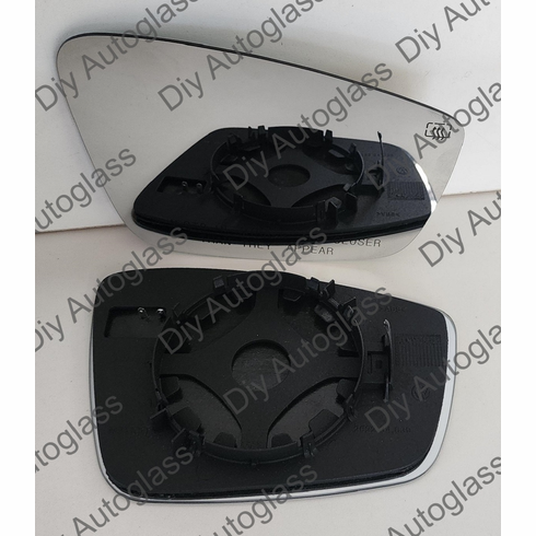 2012-2019 Volkswagen Beetle Passenger Side Mirror Glass Replacement W/Backing Plate