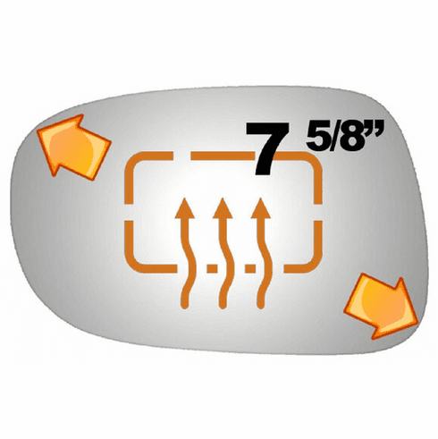 2013 Lexus IS350 Driver Left Side Mirror Glass