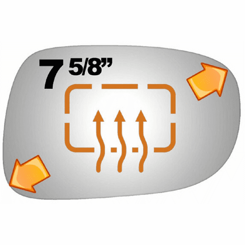 2013 Lexus IS350 Passenger Right Side Mirror Glass