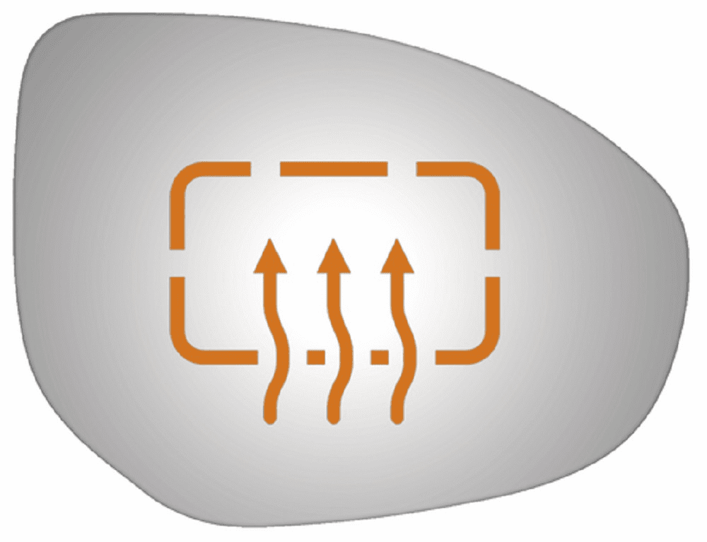 2013 Mazda 3 Passenger Right Side Mirror Glass