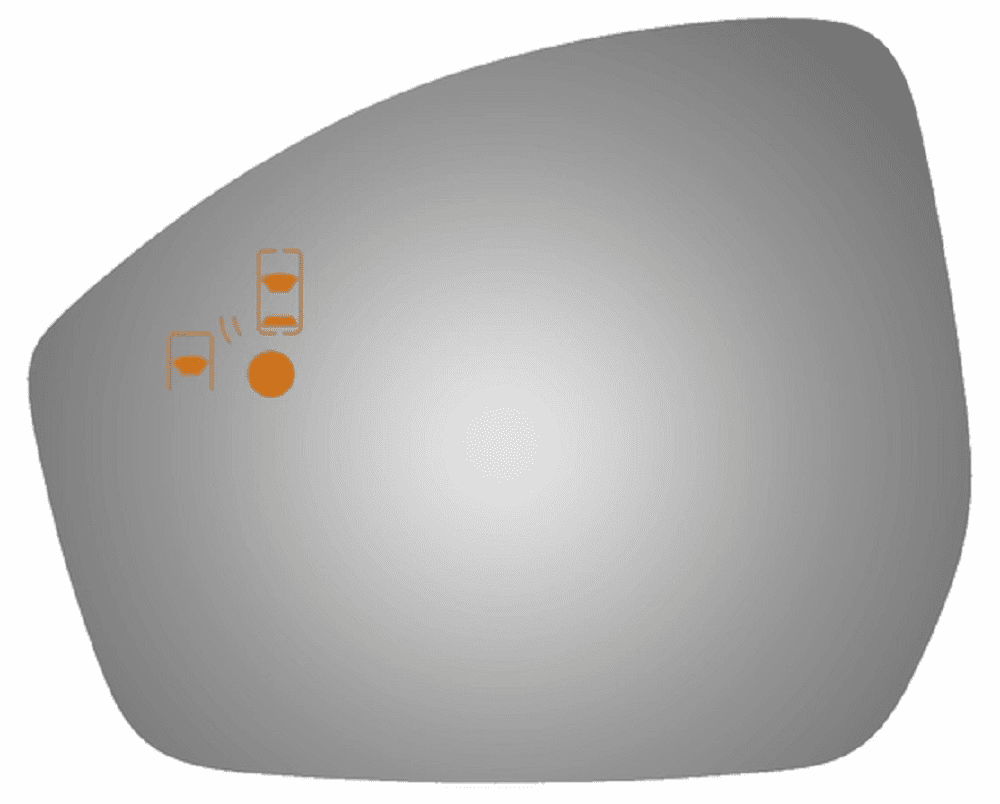 2014 Landrover Range Rover Evoque Driver Left Side Mirror Glass