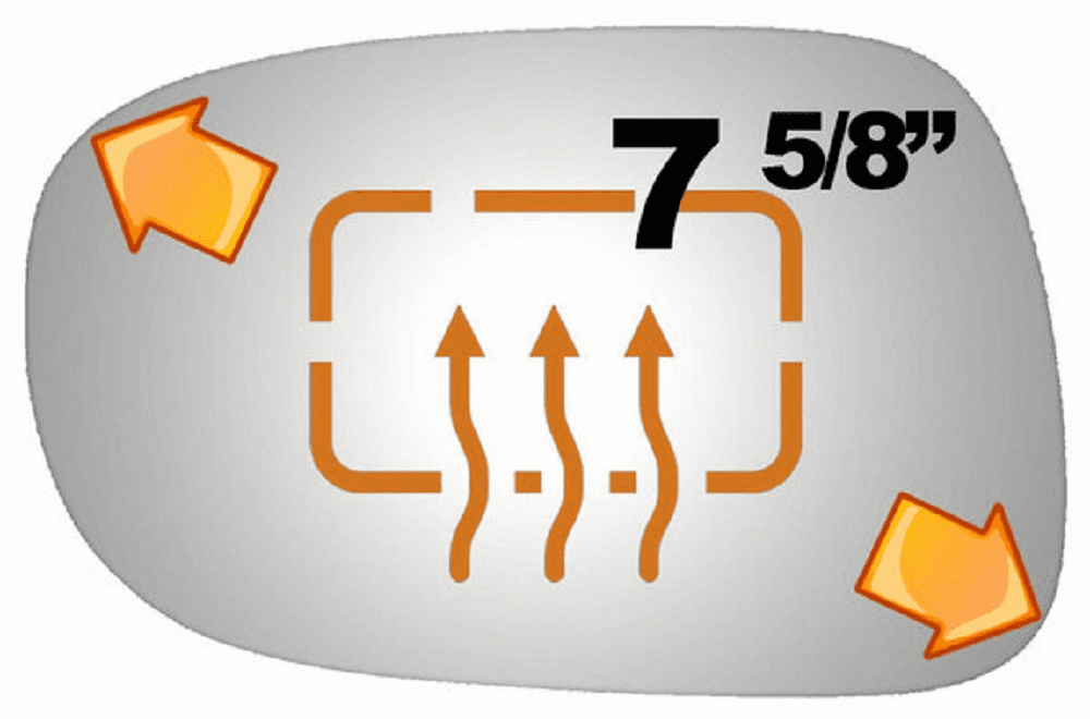 2014 Lexus IS350 Driver Left Side Mirror Glass