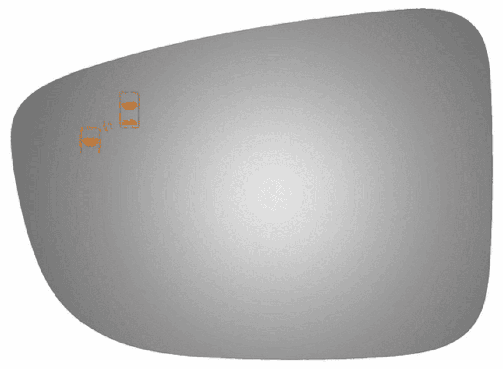 2014 Mazda 3 Driver Left Side Mirror Glass