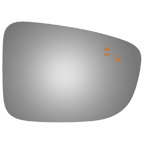 2014 Mazda 3 Passenger Right Side Mirror Glass