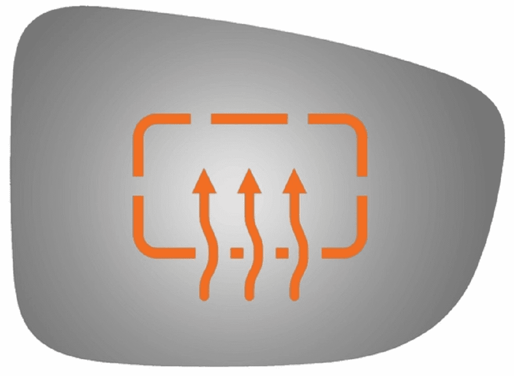 2014 Mazda 6 Passenger Right Side Mirror Glass