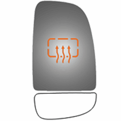 2014 Ram Promaster 2500 Passenger Right Side Mirror Glass