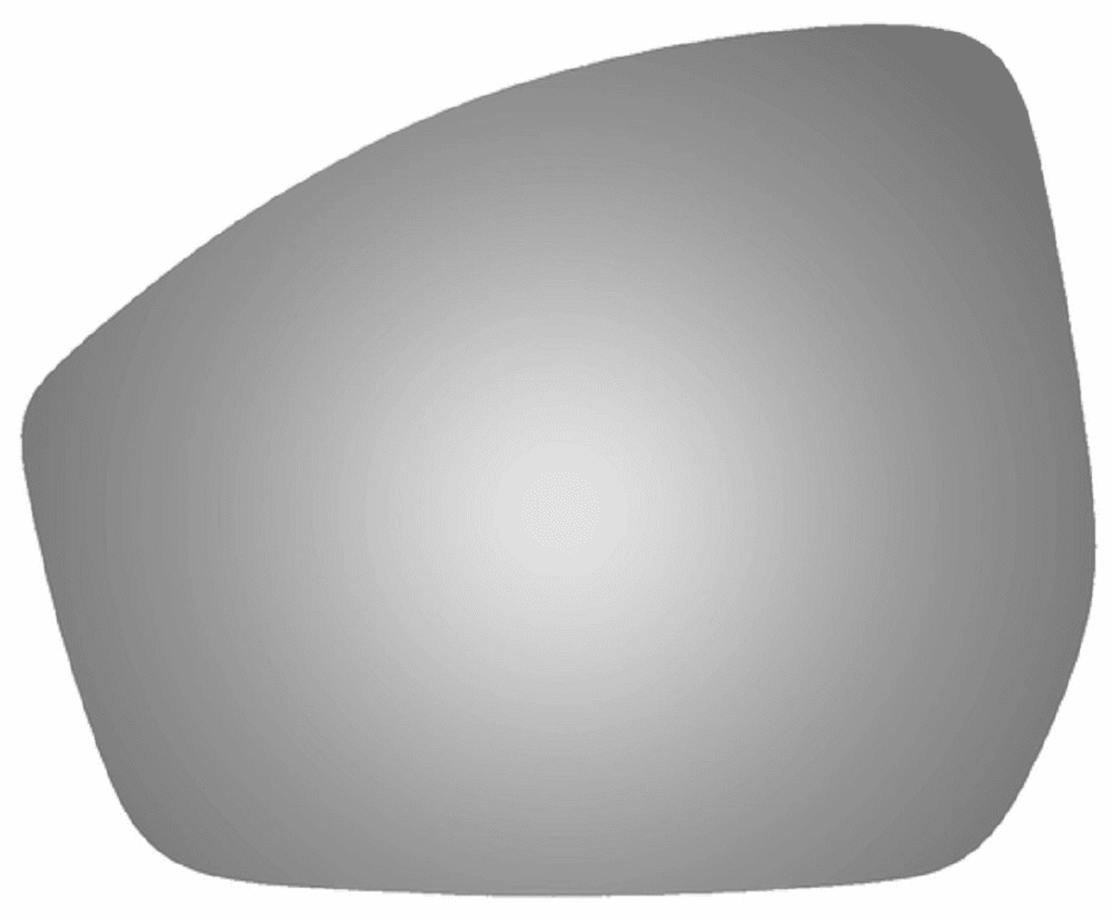 2015 Landrover Range Rover Evoque Driver Left Side Mirror Glass