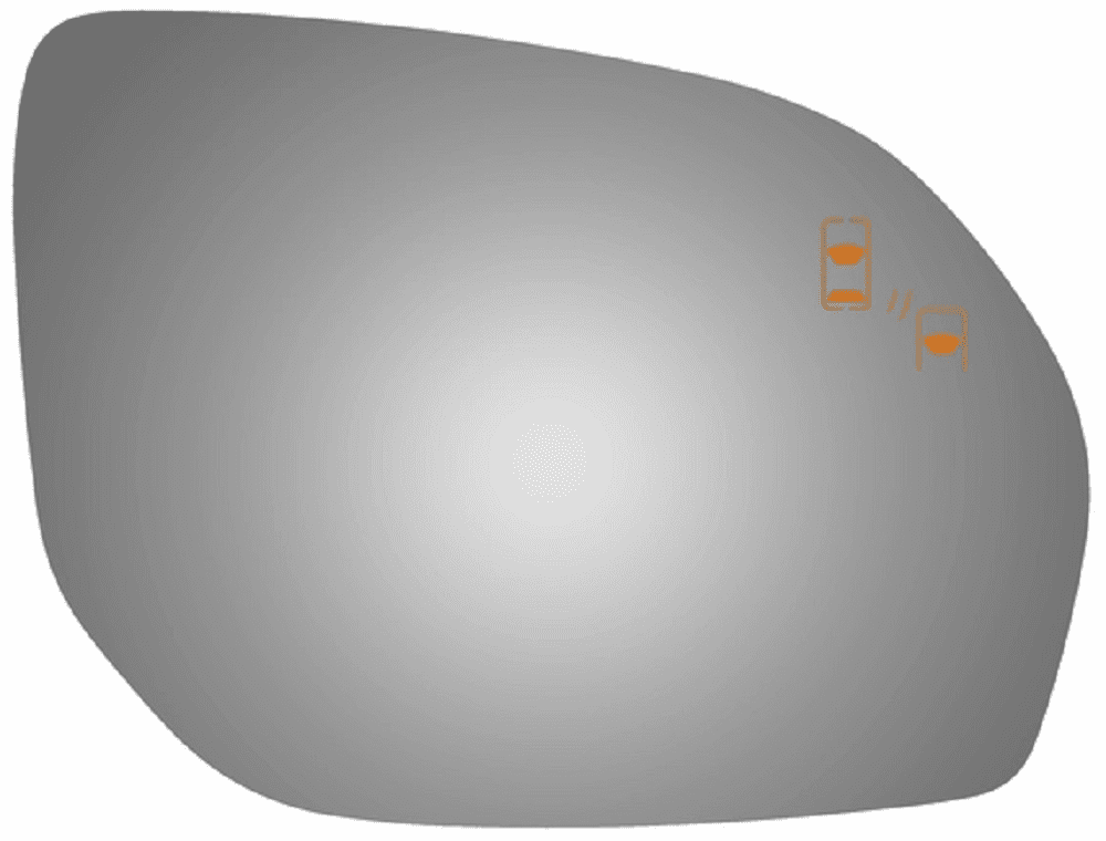 2016 Hyundai Santa Fe Passenger Right Side Mirror Glass