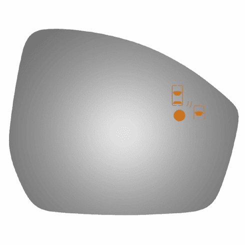 2016 Landrover Range Rover Evoque Passenger Right Side Mirror Glass
