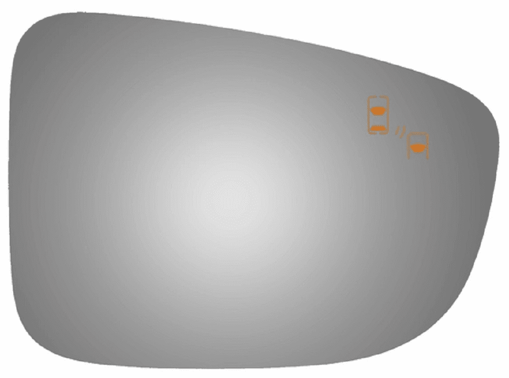 2016 Mazda 3 Passenger Right Side Mirror Glass