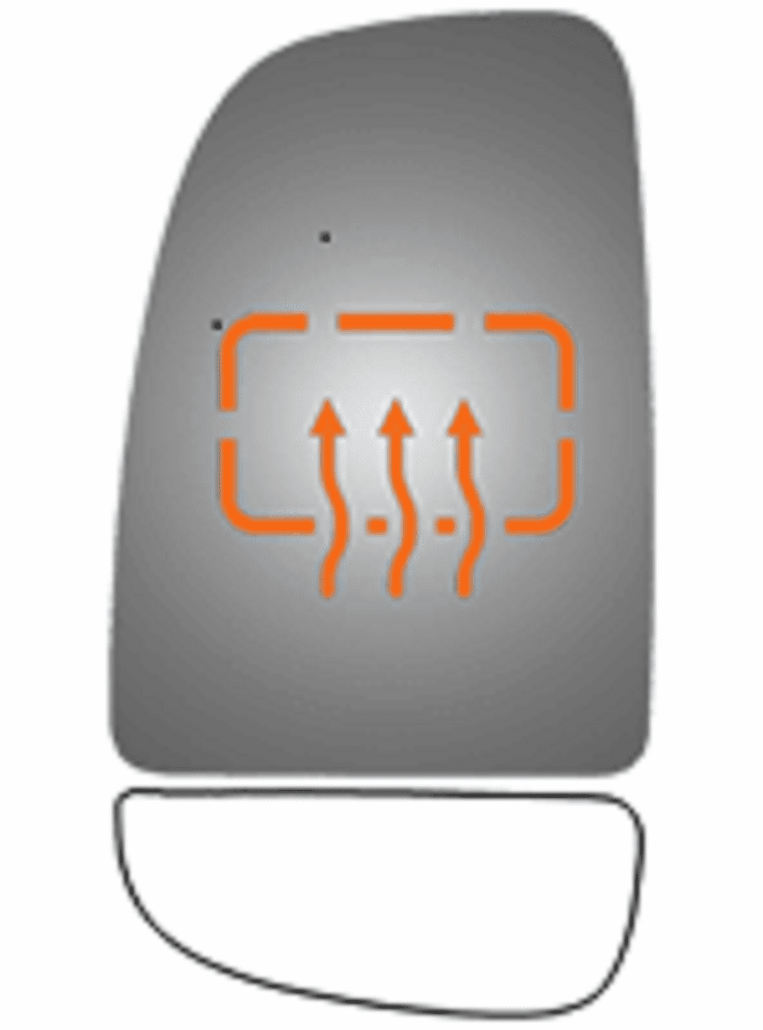 2016 Ram Promaster 3500 Driver Left Side Mirror Glass