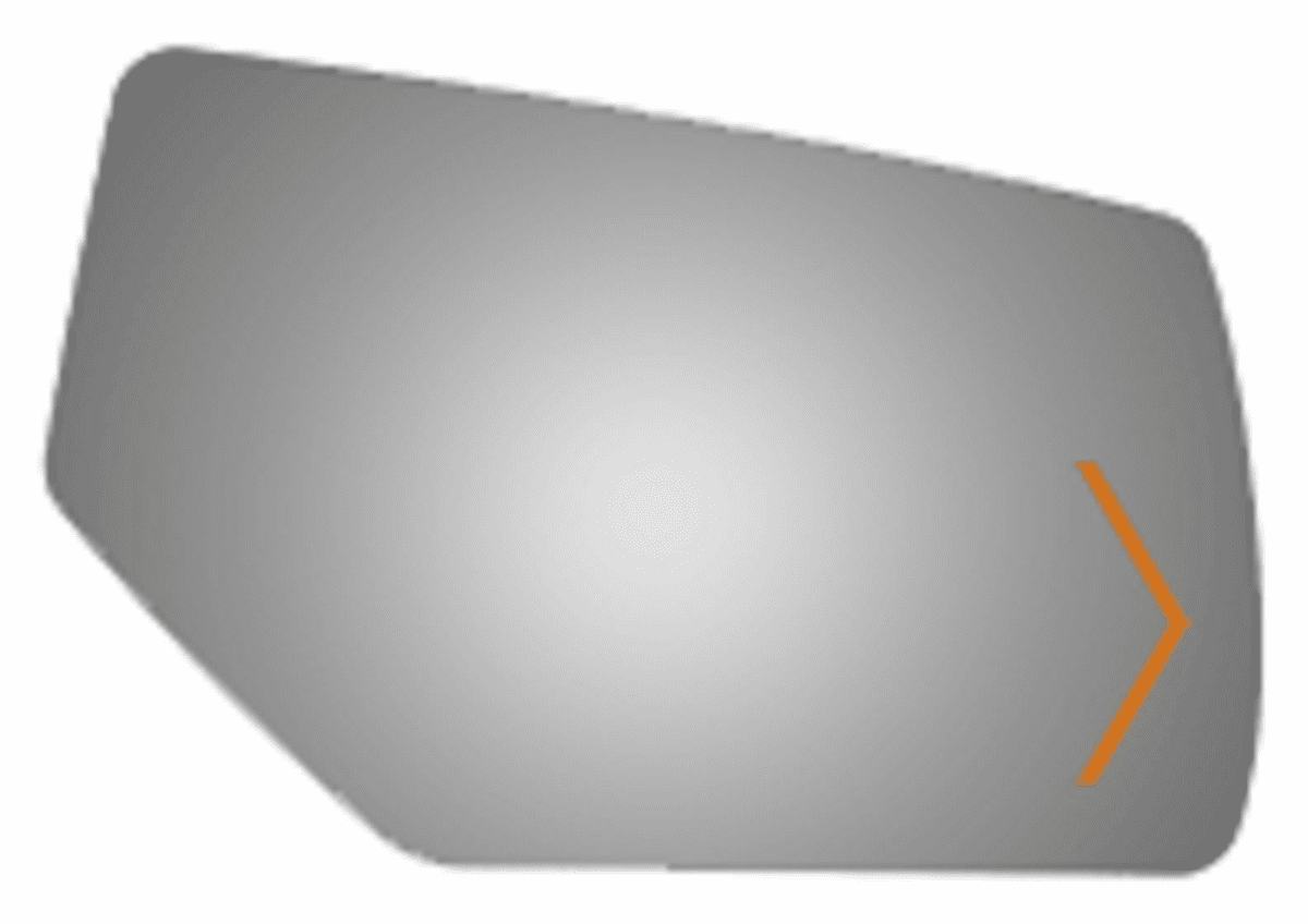 2017,2018,2019,2020 Chevrolet Suburban Passenger Right Side Mirror Glass