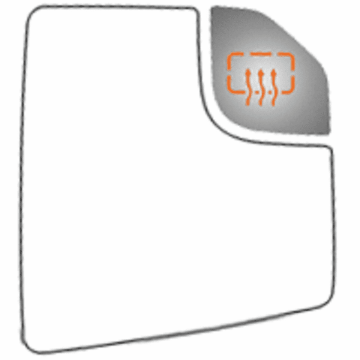 2017,2018,2019 Ford F-150 Passenger Right Side Mirror Glass