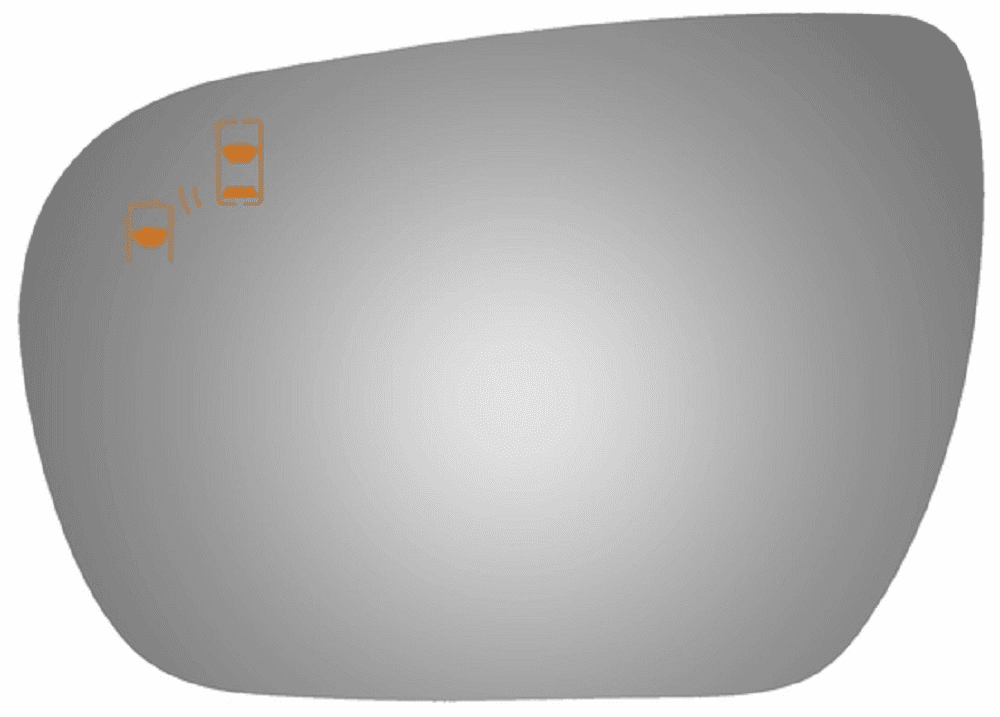 2017 Hyundai Santa Fe Driver Left Side Mirror Glass