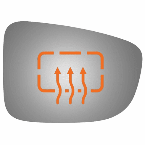 2017 Mazda 3 Passenger Right Side Mirror Glass