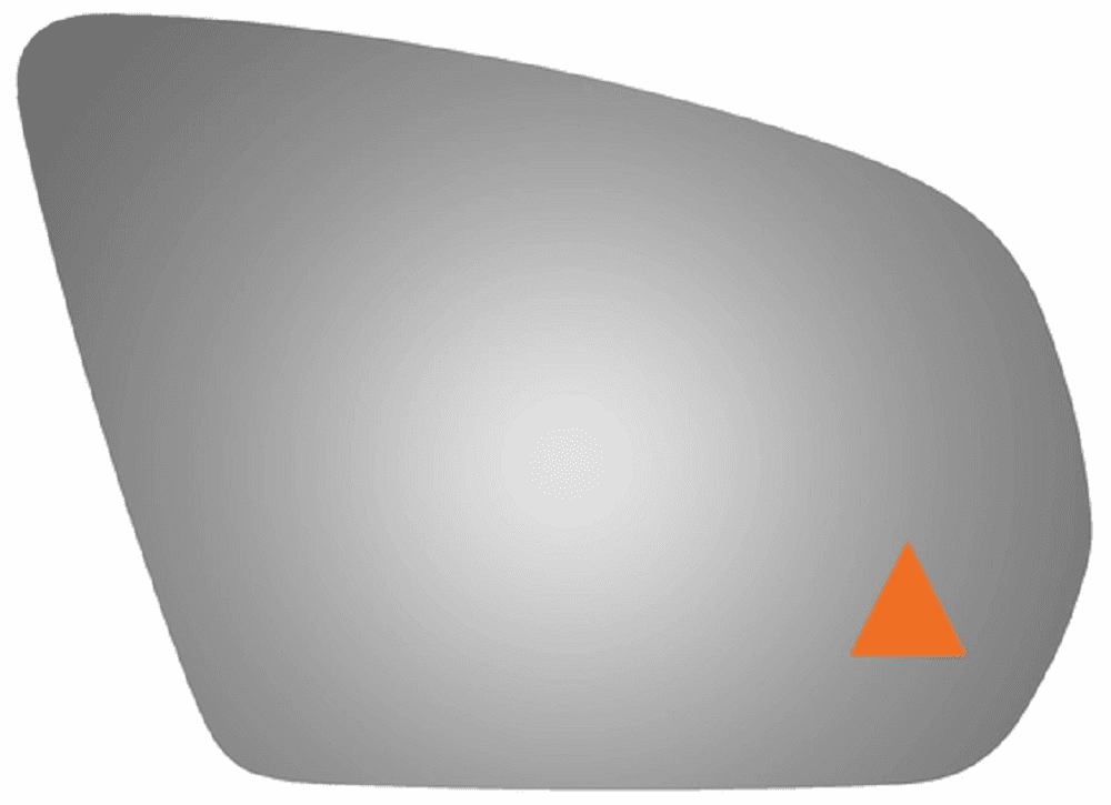 2017 Mercedes Benz E300 Passenger Right Side Mirror Glass