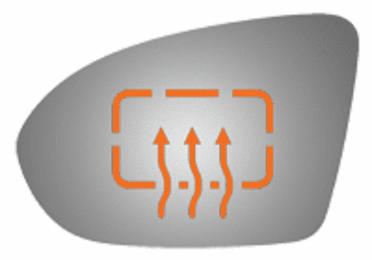 2018,2019 Chevrolet Cruze Driver Left Side Mirror Glass