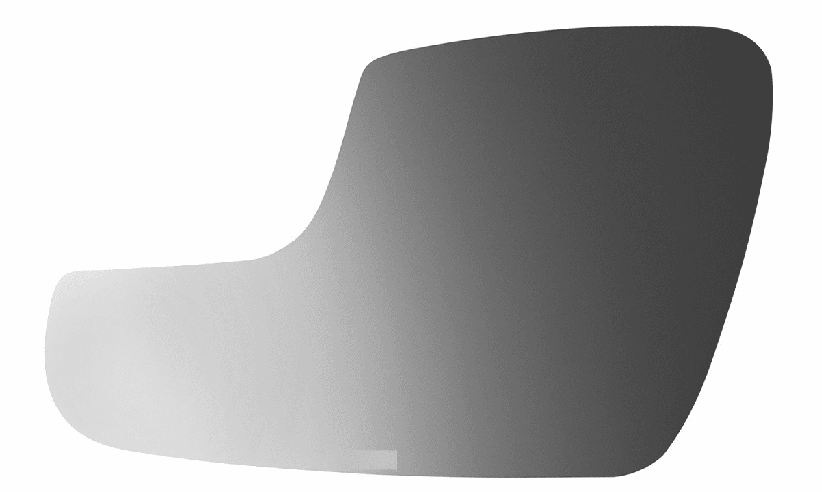 2018 Hyundai Kona Driver Left Side Mirror Glass