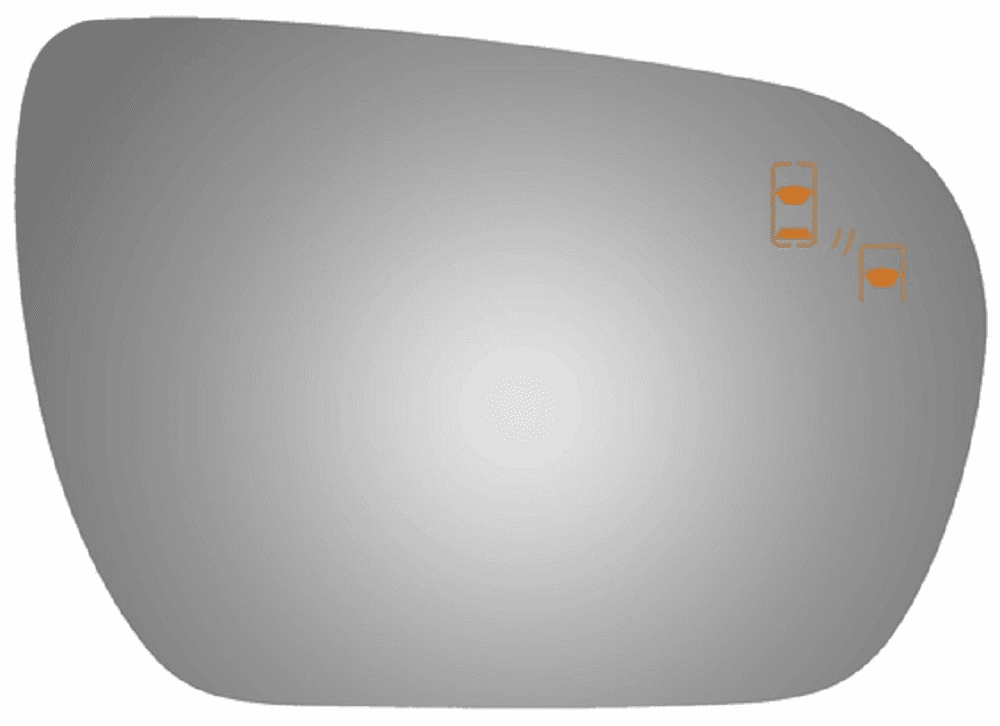 2018 Hyundai Santa Fe Passenger Right Side Mirror Glass