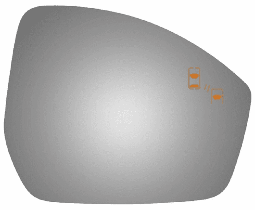 2018 Jaguar E-Pace Passenger Right Side Mirror Glass