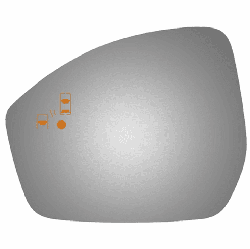 2018 Jaguar F-Pace Driver Left Side Mirror Glass