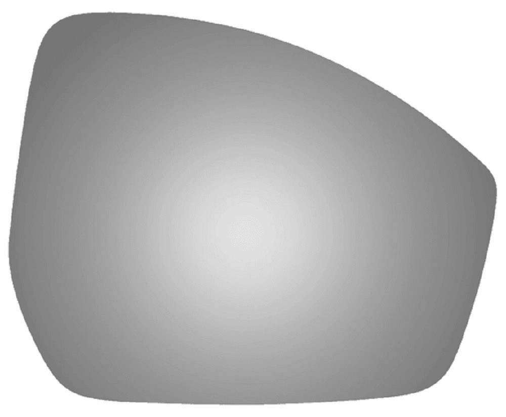 2018 Jaguar F-Pace Passenger Right Side Mirror Glass