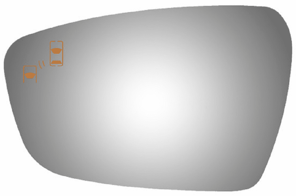 2018 KIA Forte Driver Left Side Mirror Glass Blind Spot Cross Path 