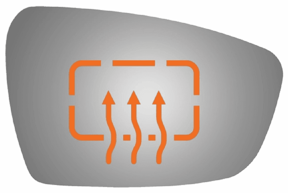 2018 KIA Forte Passenger Right Side Mirror Glass