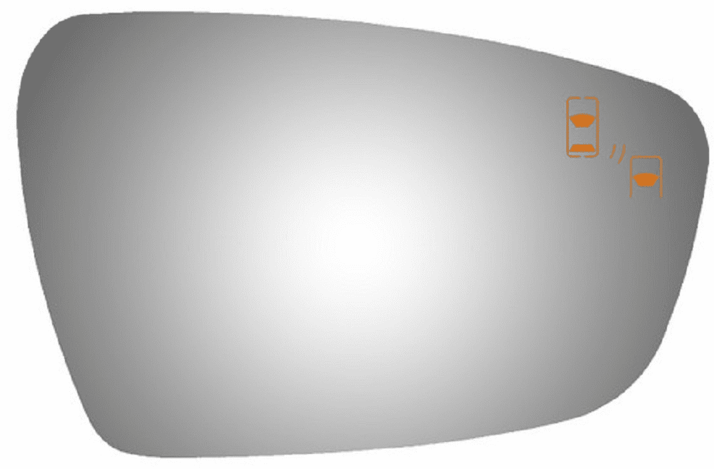 2018 KIA Forte Passenger Right Side Mirror Glass