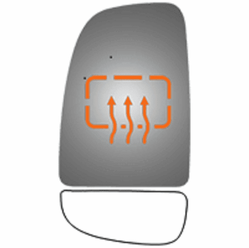 2018 Ram Promaster 1500 Driver Left Side Mirror Glass