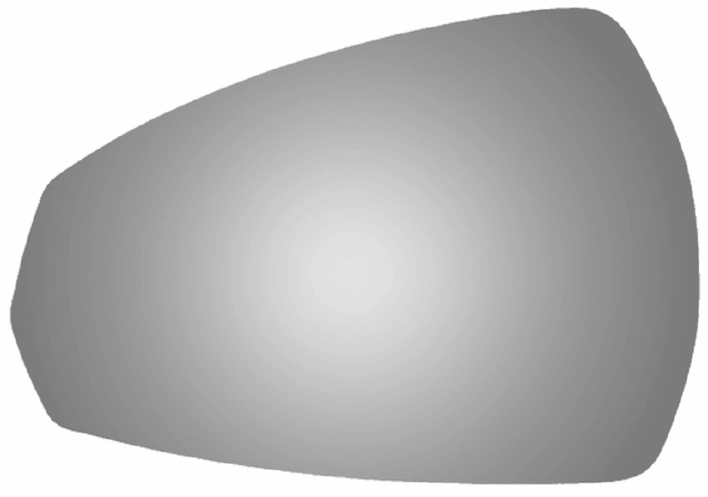 2019 Audi A3 Driver Left Side Mirror Glass